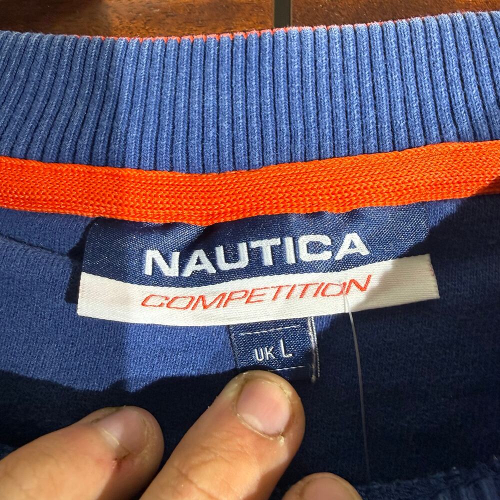 Y2K Mens Nautica J Class Competition Crewneck L - Picture 3 of 7